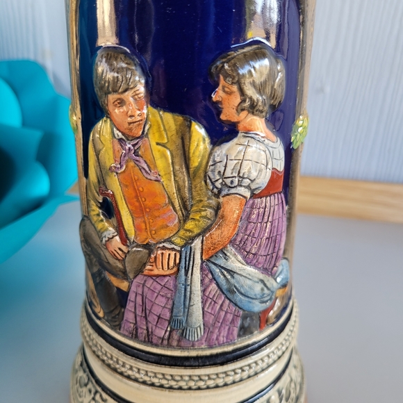 Vintage Beer Stein Sears Roebuck and Co Musical Mug Lyric Musical Creations - Picture 3 of 10